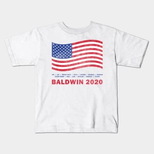 The Next President is...Alec Baldwin (Distressed) Kids T-Shirt